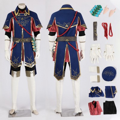 Tears of the Kingdom Link Cosplay Costumes Royal Guard Uniform