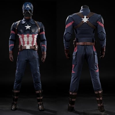 The Avengers 4 Endgame Cosplay Costumes Captain America Upgraded Suits