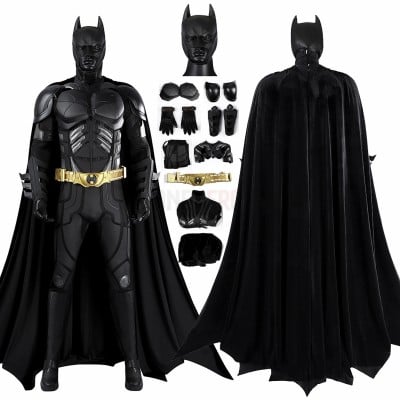 The Dark Knight Rises Bruce Wayne Cosplay Costume Batsuit Cosplay Suit