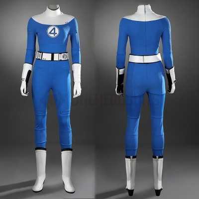 The Fantastic Four First Steps Sue Storm Cosplay Costumes Invisible Woman Suits