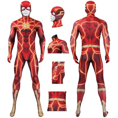 Barry Allen 2023 Cosplay Costume Barry Allen Spandex Bodysuit