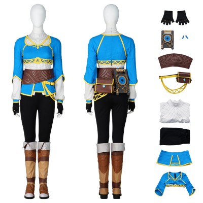 The Legend of Zelda Cosplay Costumes Princess Zelda Top Level Suits