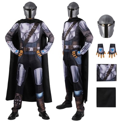 The Mandalorian S3 Cosplay Costume Din Djarin Spandex Bodysuit