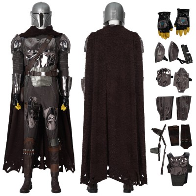 The Mandalorian S3 Cosplay Costumes Din Djarin Top Level Suits