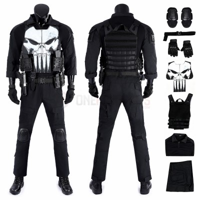 The Punisher One Last Kill Cosplay Costume Punisher Suit