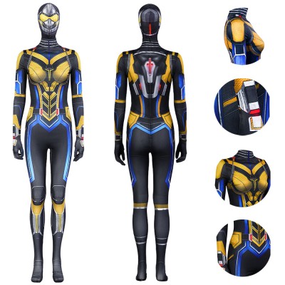 The Wasp Cosplay Costumes Ant-Man 3 Cotton Jumpsuits