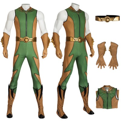 The Deep Cosplay Costumes Top Level Green Suits