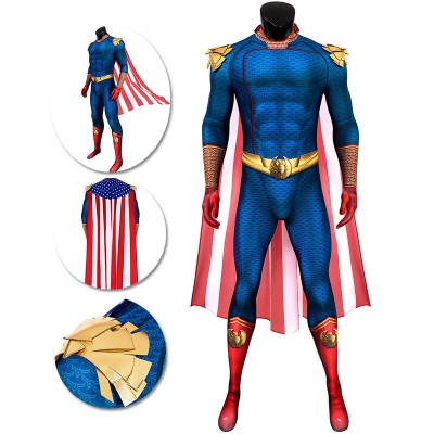 The Homelander Cosplay Costume Detail Printed Edition
