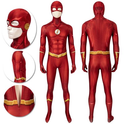 Barry Allen Season 5 Cosplay Suit Detail Printed Edition