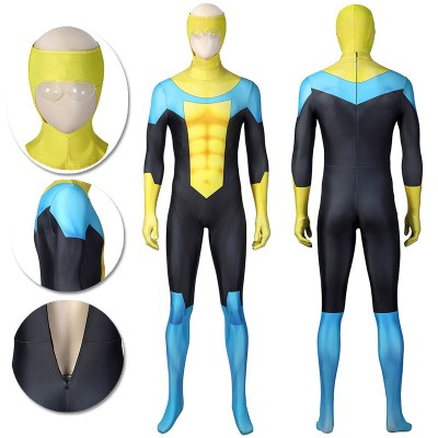 The Invincible Cosplay Costume Mark Grayson Spandex Suit