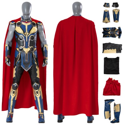 Thor 4 Cosplay Costumes Marvelous Thor Top Level Blue Suits