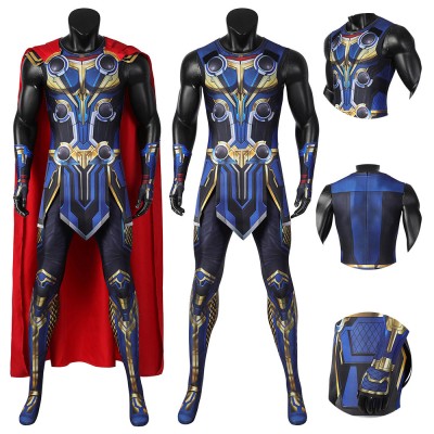 Thor 4 Love And Thunder Cosplay Costume Sleeveless Edition Spandex Bodysuit