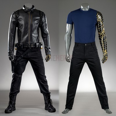 Thunderbolts Winter Soldier Cosplay Costumes Bucky Barnes Halloween Male Suits