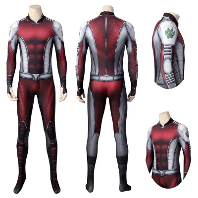 Titans Cosplay Costume Beast Boy Spandex Bodysuit