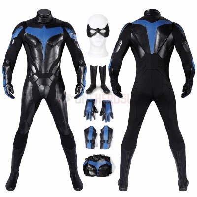 Titans Dick Grayson Cosplay Costumes The Season 1 Nightwing Cosplay Suit