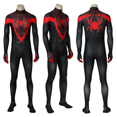Ultimate Spider-Man Cosplay Costume Miles Morales 3D Printed Jumpsuits