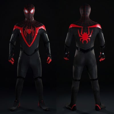 Ultimate Spider-Man Cosplay Costumes Miles Morales Halloween Male Suits
