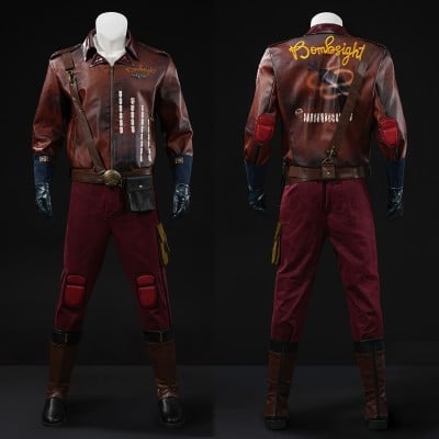 Vought Rising Cosplay Costumes Bombsight‌ Red Top Level Suits