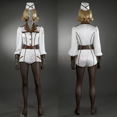 Vought Rising Cosplay Costumes Private Angel White Suits
