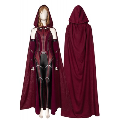 Wandavision Scarlet Witch Outfits Halloween Carnival Suit Cosplay Costume