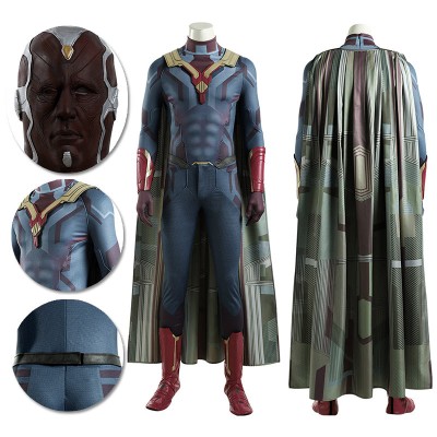 WandaVision Cosplay Costumes Vision Cosplay Suits