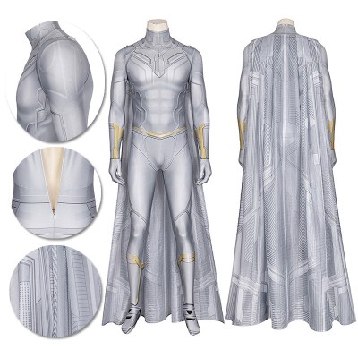 WandaVision White Cosplay Costumes White Vision 3D Printed Suit