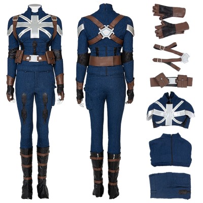 What if Captain Carter Cosplay Costumes Stealth Suits