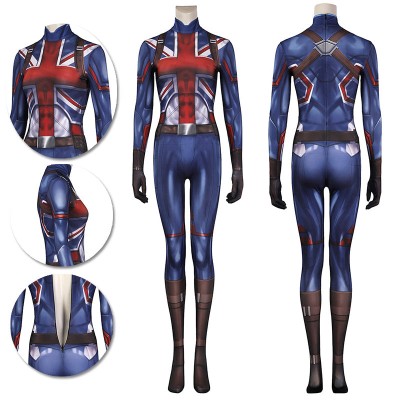 What If Peggy Carter Cosplay Costume Captain Carter Spandex Suit