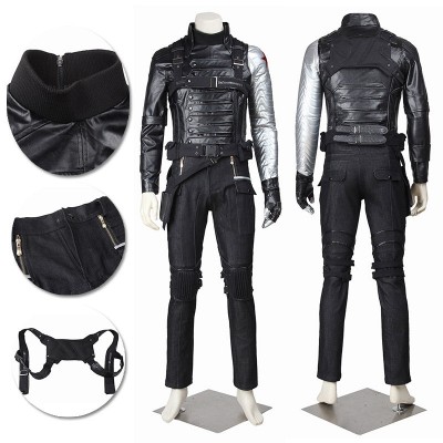 Winter Soldier Cosplay Costumes Captain America 2 Cosplay Suit