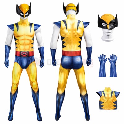 X-Men '97 Wolverine Cosplay Costumes Animated Edition Jumpsuits