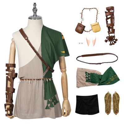 Zelda Breath of the Wild 2 Cosplay Costumes Link Suits