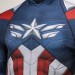 2025 Captain America Cosplay Costumes Printing Edition Jumpsuits