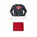 Superhero Steel Clark Kent Dark Blue Cosplay Costumes Halloween Male Suits