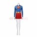 Female Superhero Legacy Cosplay Costume Kara Zor-El Spandex Bodysuit