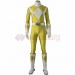 Yellow Ranger Male Cosplay Costumes Mighty Morphin Power Rangers Cosplay Suit