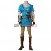 Link Blue Tunic Cosplay Costume The Legend of Zelda Breath of the Wild Suit