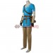 Link Blue Tunic Cosplay Costume The Legend of Zelda Breath of the Wild Suit