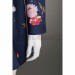 Jack Napier 2 Cosplay Costumes Harley Blue Floral Dress