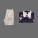 Jack Napier 2 Cosplay Costumes Harley Blue Floral Dress