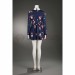 Jack Napier 2 Cosplay Costumes Harley Blue Floral Dress