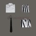 Beetlejuice 2 Cosplay Costumes Beetlejuice Black and white Suits