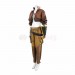 Monster Hunter Cosplay Costume Wilds Gemma Brown Suit