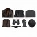 Spiderman Noir Cosplay Costume Spider-Noir Brown Suit