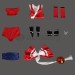Street Fighter 6 Mai Shiranui Cosplay Costumes Red Halloween Suits