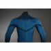 The Fantastic Four Navy Cosplay Costume Human Torch Suit