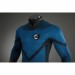 The Fantastic Four Navy Cosplay Costume Human Torch Suit