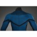 The Fantastic Four Navy Cosplay Costume Human Torch Suit
