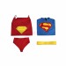 Superhero Clark Kent Cosplay Costume Christopher Reeve Classic Suit