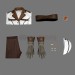 Vought Rising Cosplay Costumes Private Angel White Suits