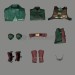Vought Rising Cosplay Costume Soldier Boy Green Leather Suit